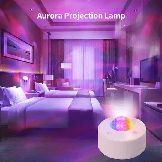 AstrolabeProjector™ - Proyector de Aurora Boreal Con Sonido Ambiental y Parlantes Bluetooth