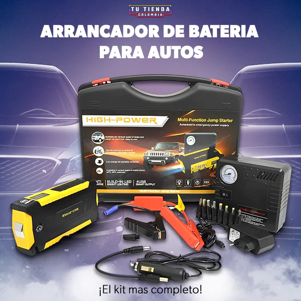 PowerCar - Arrancador De Batería con Accesorios