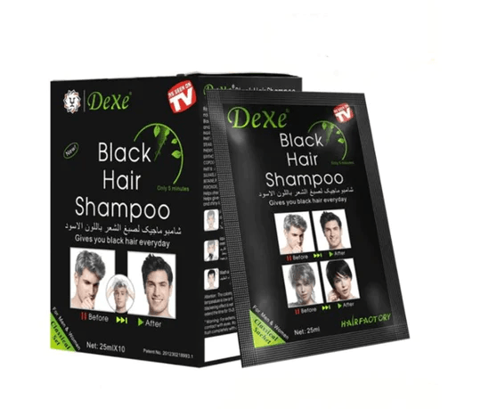 DexeShampoo™ - Shampoo Cubrecanas (Caja de 10 Sachets)