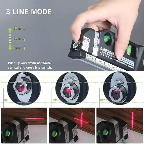 LaserLevel™ - Nivel laser multiusos 4 en 1