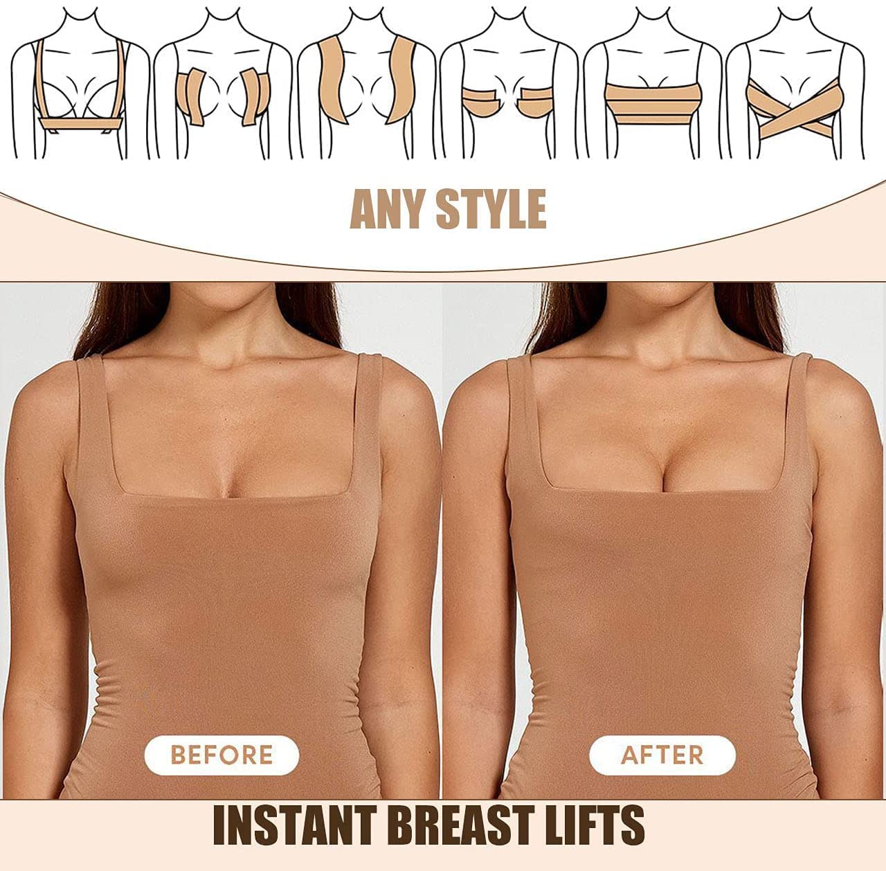 Push Up Bust - Cinta invisible 5m x 5cm